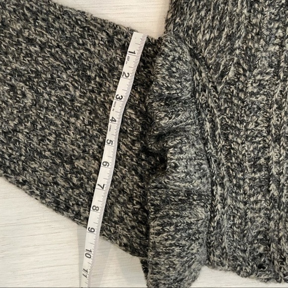 NWT Topshop Charcoal Cable Knit Sweater - Picture 7 of 13